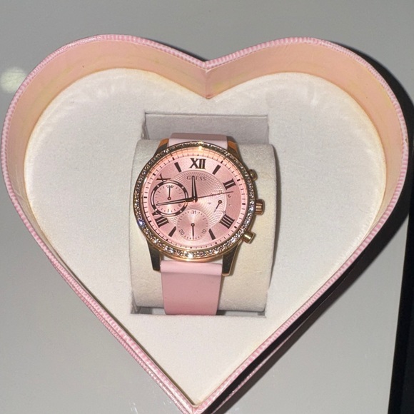 Guess Rose Gold and Pink Women's Watch